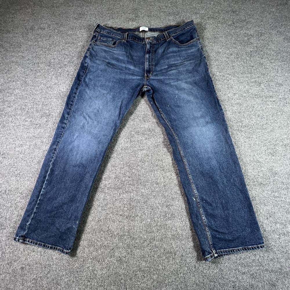 Denizen From Levi's 285 Straight Jeans Men's 42x32 Blue Denim Relaxed Stretch